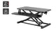 Ergolux Pro Height Adjustable Sit Stand Desk Riser 80cm (Black)