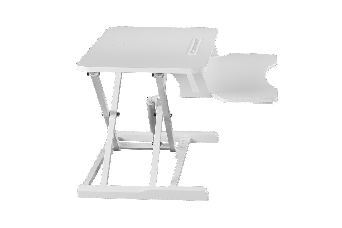Ergolux Pro Height Adjustable Sit Stand Desk Riser 80cm (White)
