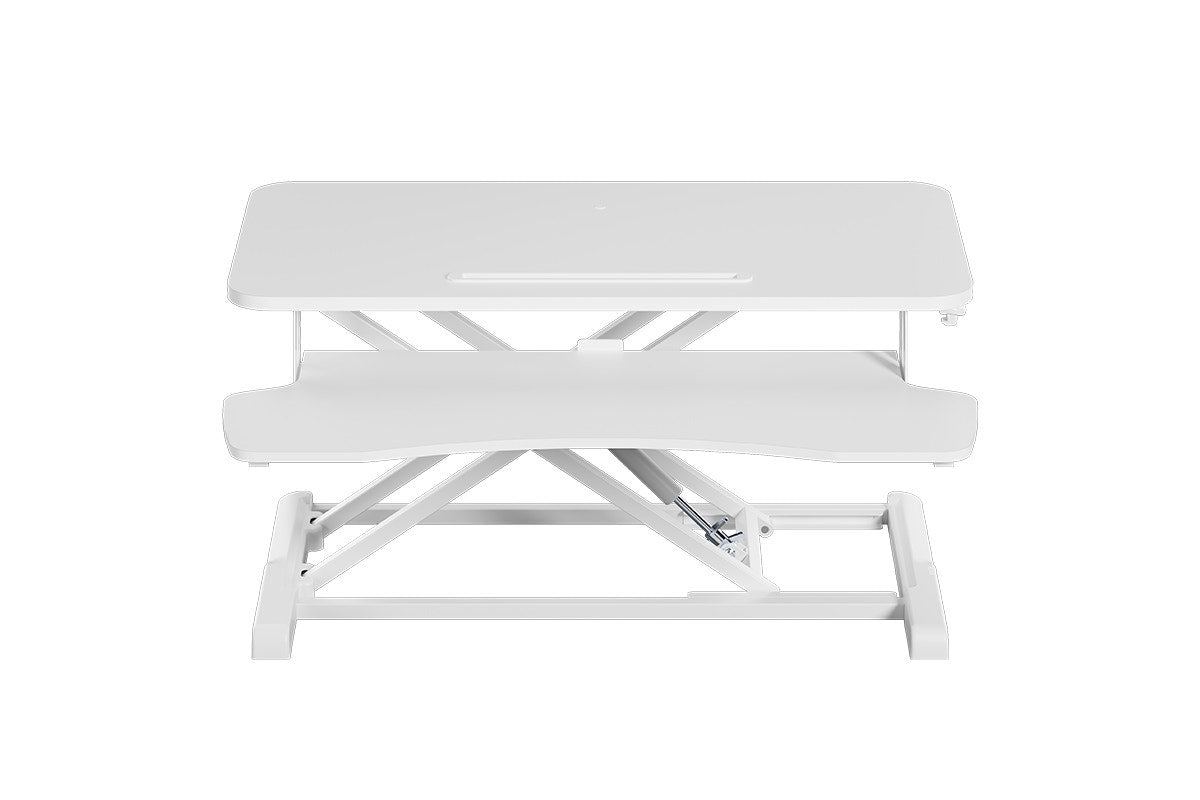 Ergolux Pro Height Adjustable Sit Stand Desk Riser 80cm (White)