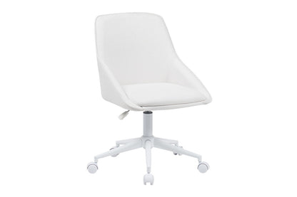 Ergolux Daisy Linen Office Chair (Beige/White)