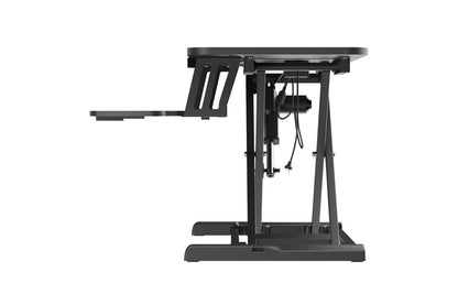 Ergolux EZ Pro Electric Height Adjustable Sit Stand Desk Riser 95cm (Black)