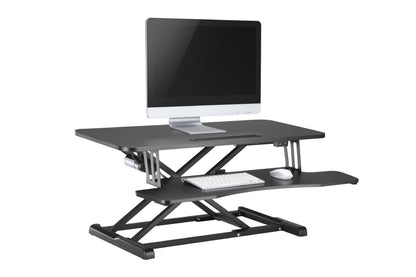 Ergolux EZ Pro Electric Height Adjustable Sit Stand Desk Riser 95cm (Black)