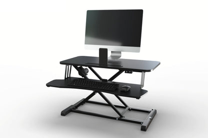 Ergolux EZ Pro Electric Height Adjustable Sit Stand Desk Riser 95cm (Black)