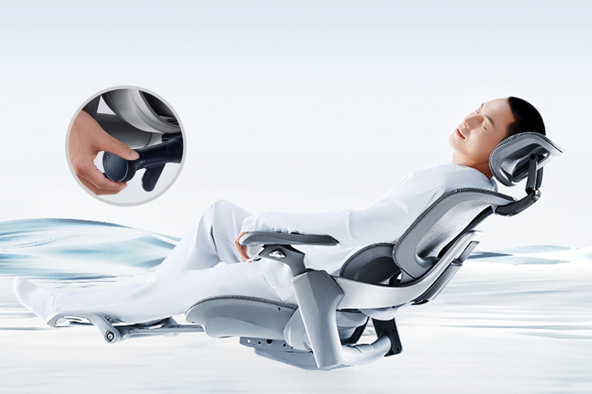 Ergolux Elite Ergonomic Office Chair with Footrest (Black)