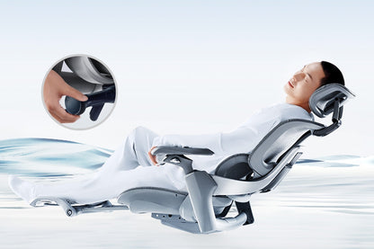 Ergolux Elite Ergonomic Office Chair with Footrest (Black)