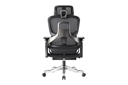 Ergolux Elite Ergonomic Office Chair with Footrest (Black)