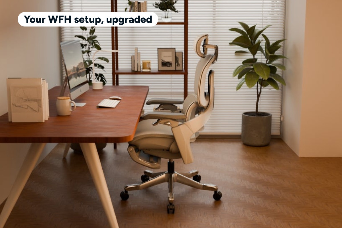 Ergolux Elite Ergonomic Mesh Office Chair with Footrest (Grey)