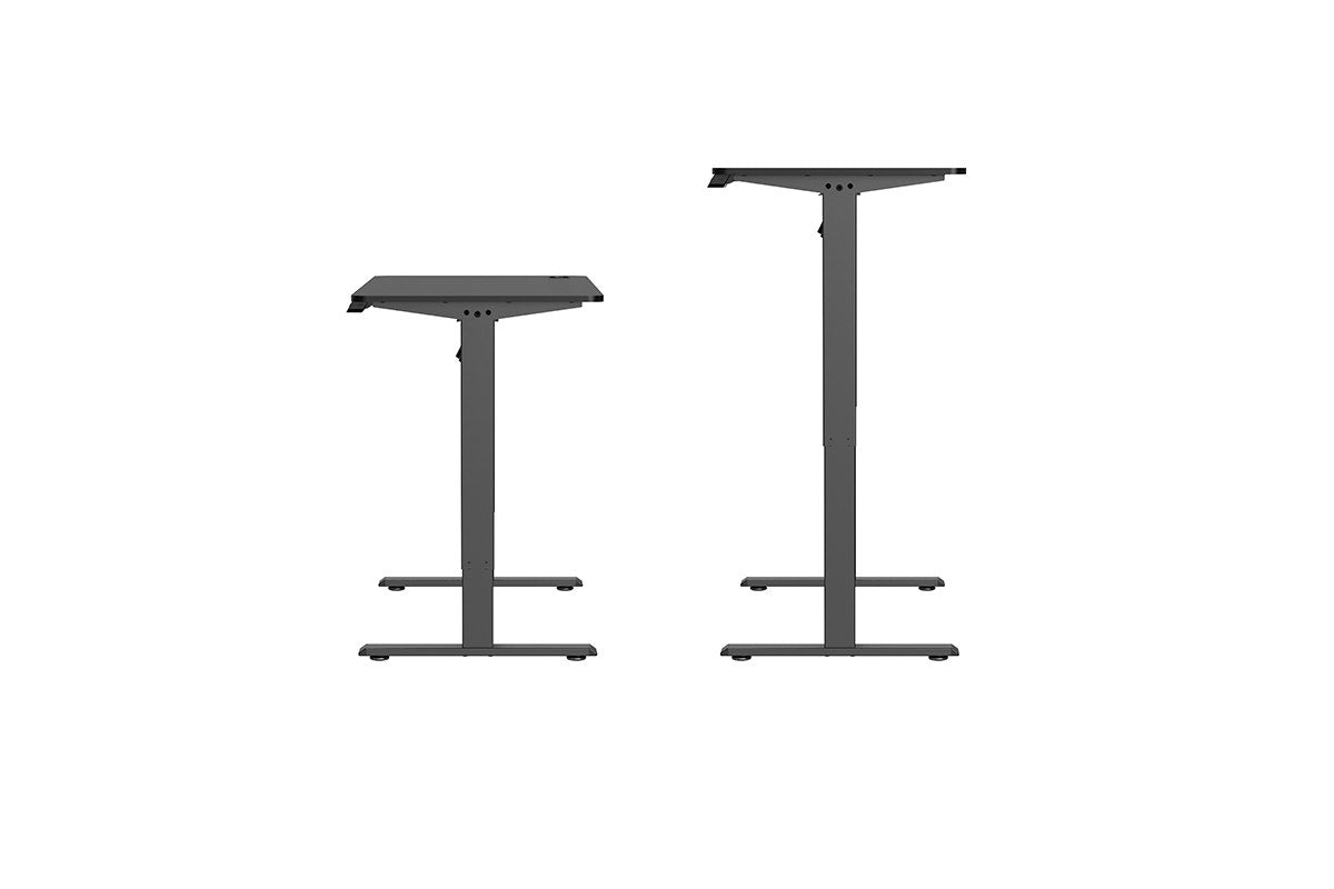 Ergolux Electric Standing Desk 120 x 60cm (Black / Black)