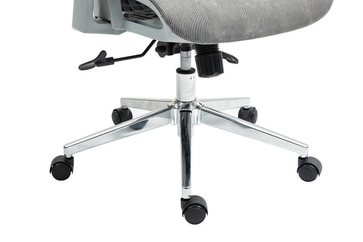 Ergolux EZ11 Ergonomic Office Chair with Dynamic Lumbar Support (Grey)