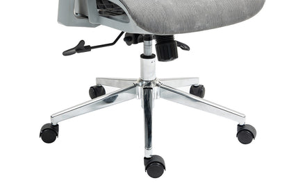 Ergolux EZ11 Ergonomic Office Chair with Dynamic Lumbar Support (Grey)
