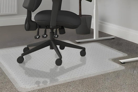 Ergolux Heavy Duty Office Chair Mat for 10mm Carpet (900 x 1200mm)