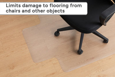Ergolux Heavy Duty Office Chair Mat for Hardwood Floor - 900 x 1200mm