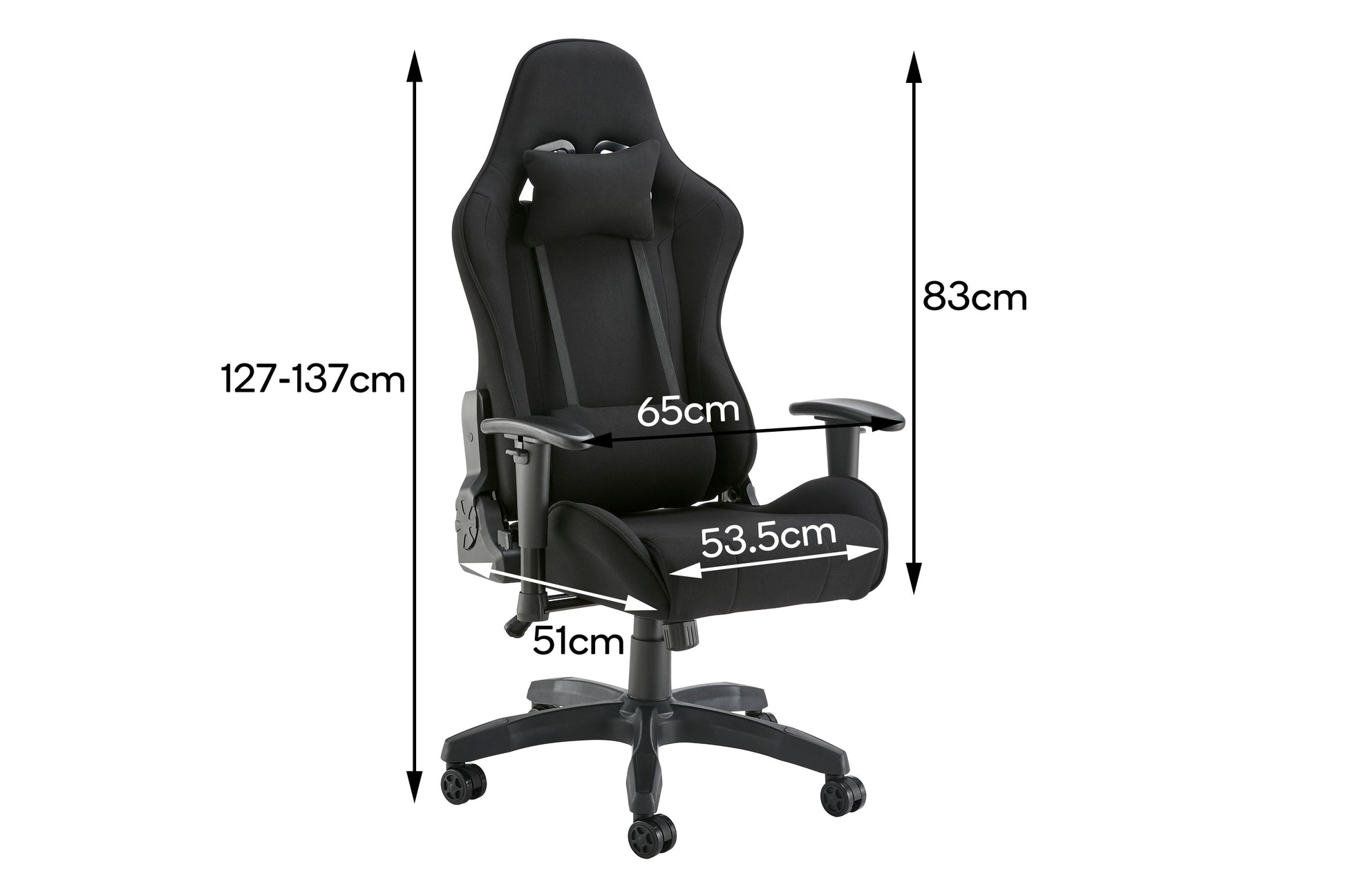 Ergolux Reaper Gaming Chair (Black)