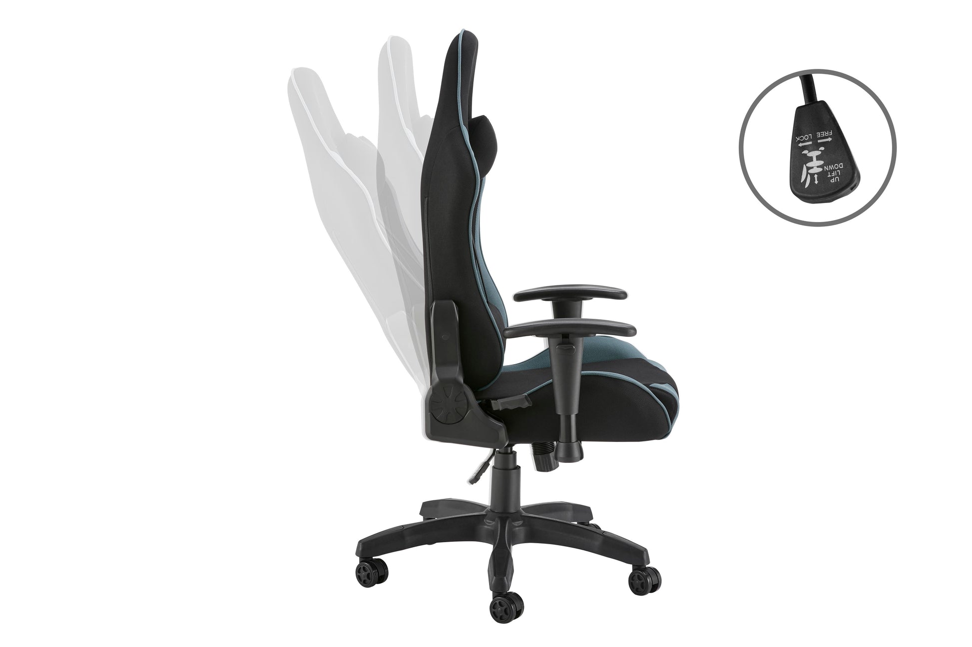 Ergolux Reaper Gaming Chair (Black/Grey)