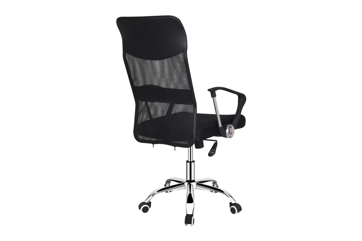 Ergolux High Back Designer Office Chair  - Black)