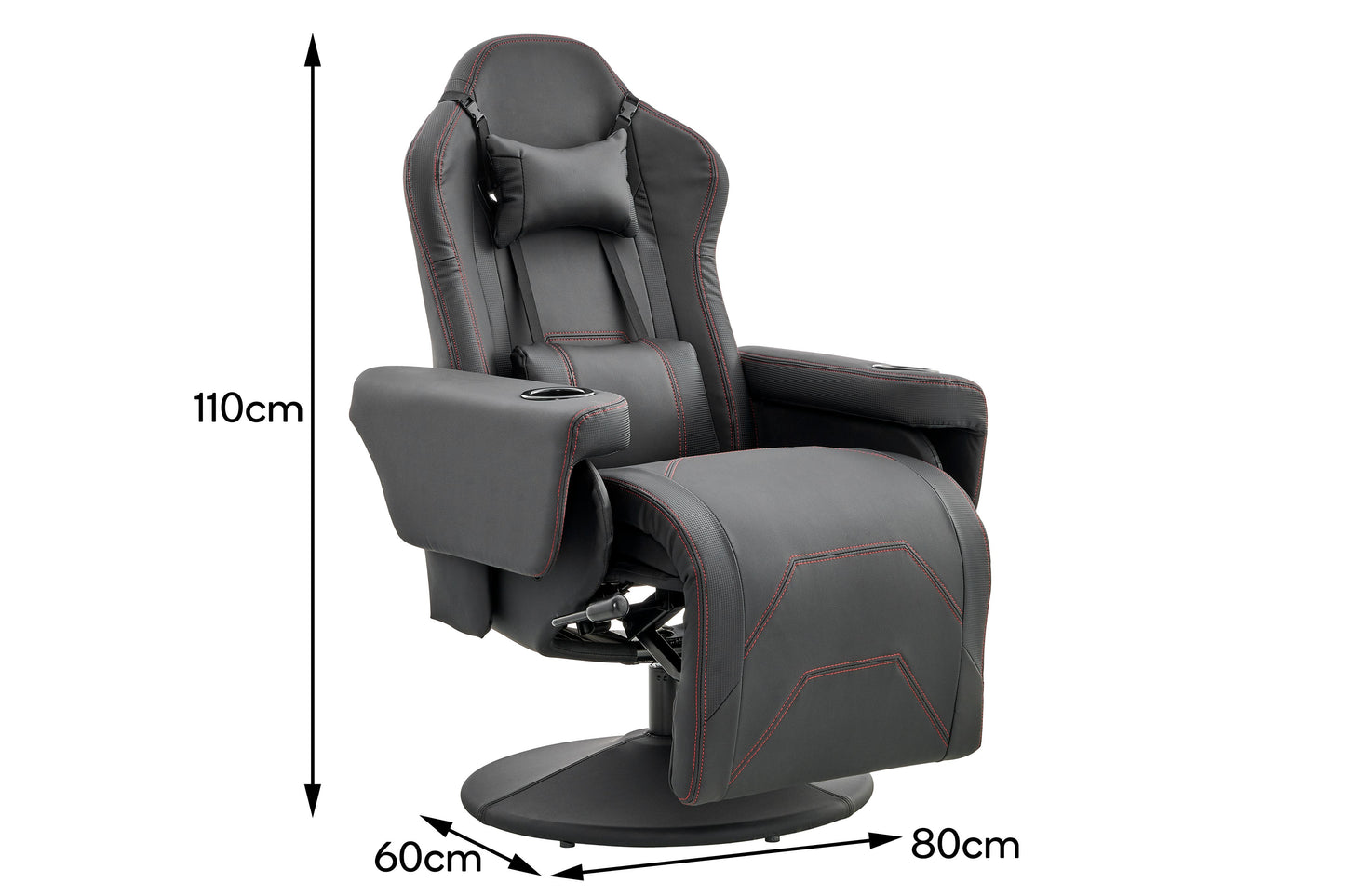 Ergolux Hotshot Recliner Gaming Chair | Auzzi Store