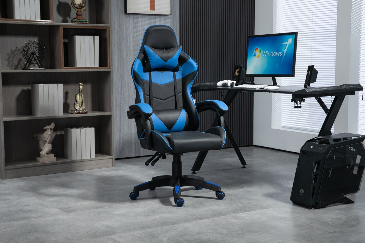 Ergolux Hyper Gaming Chair Blue