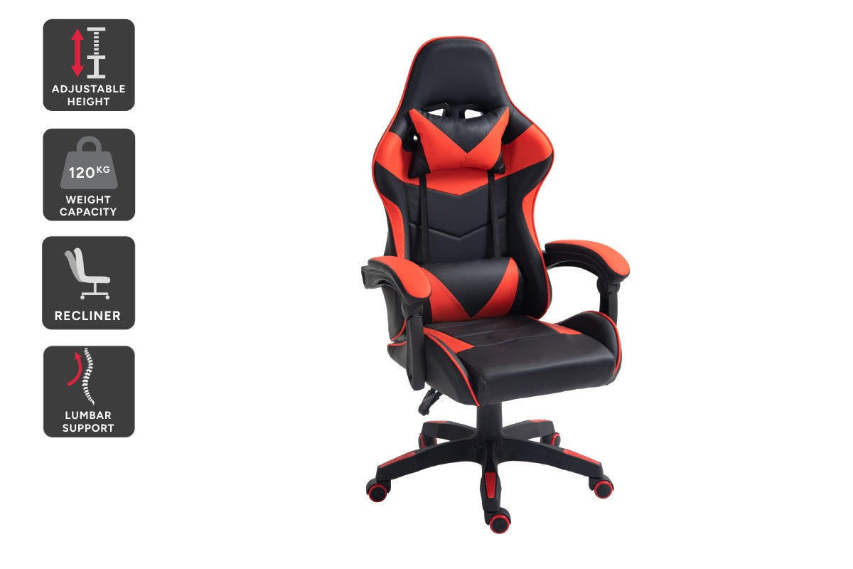 Ergolux Hyper Gaming Chair Red
