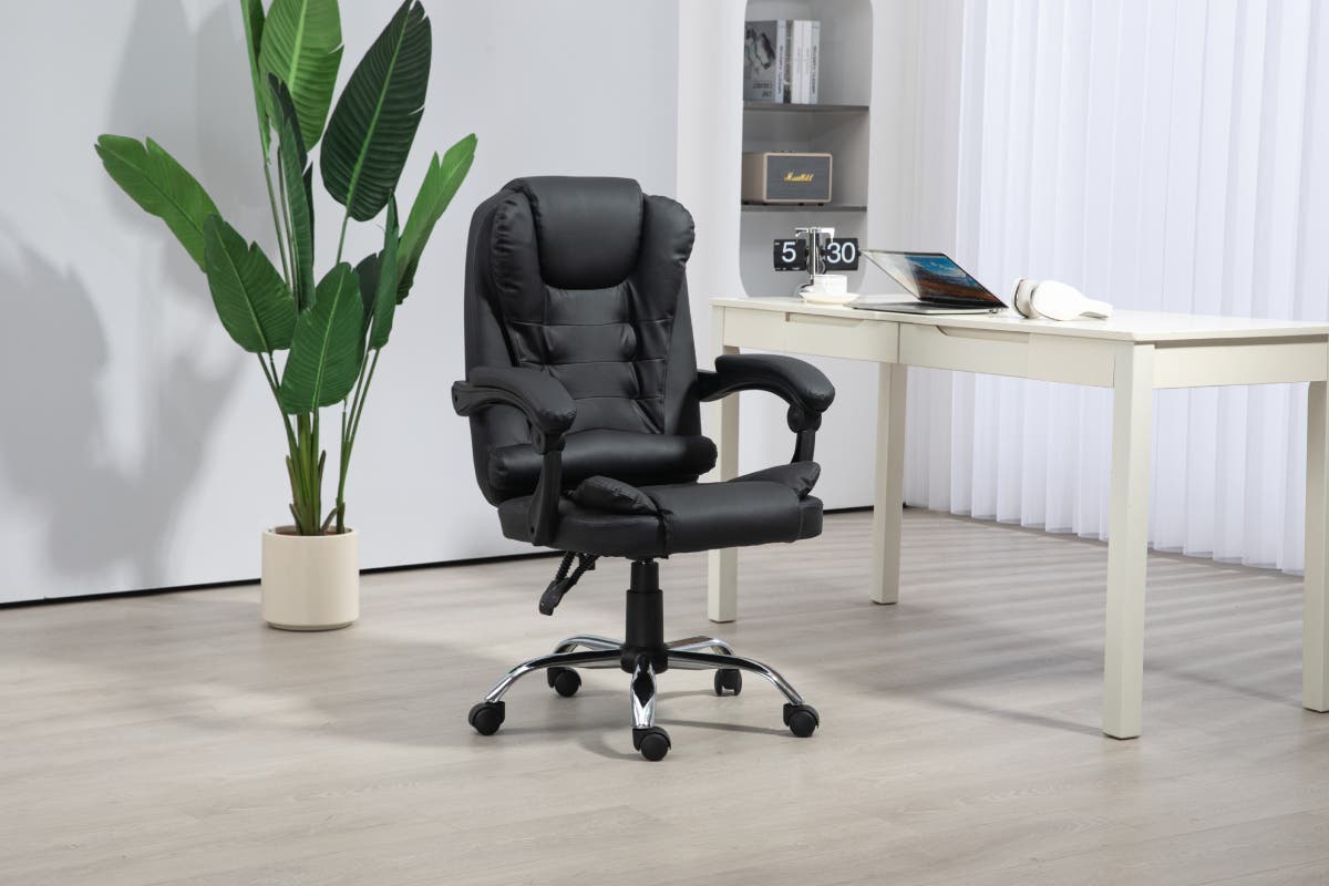 Ergolux Luxor Executive Office Chair (Black)