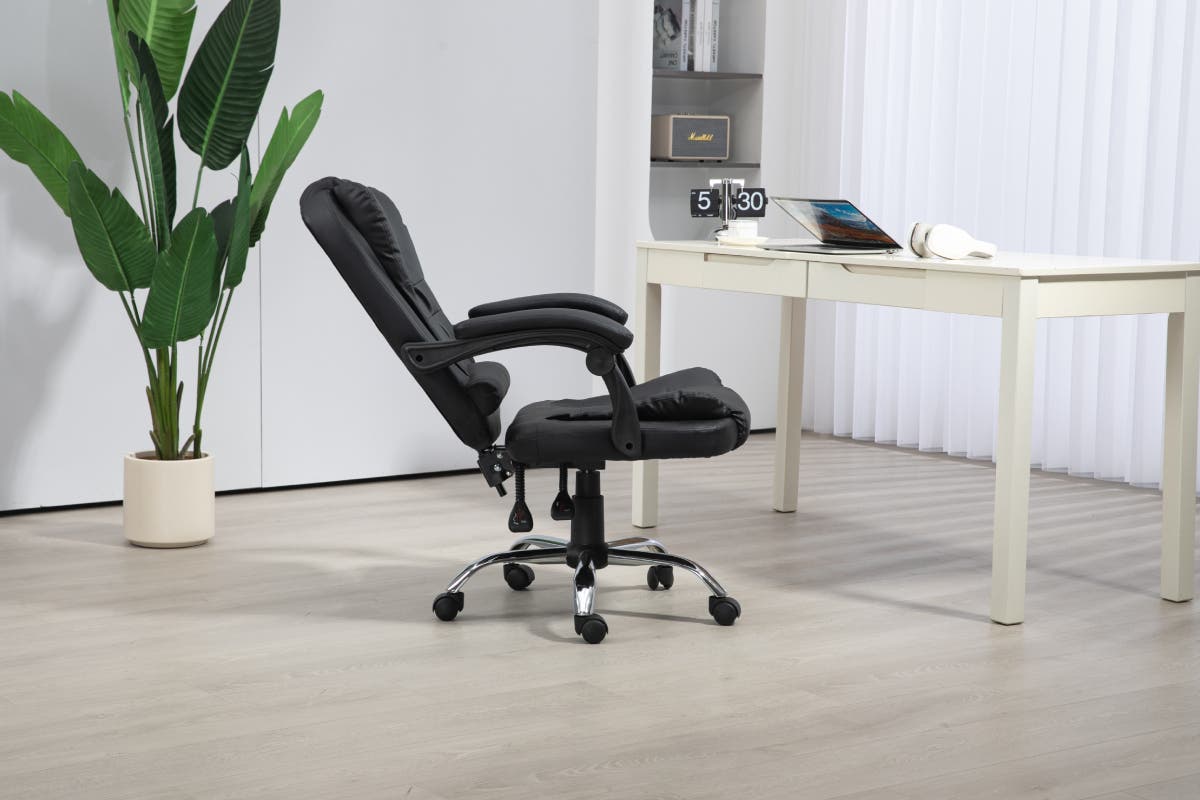 Ergolux Luxor Executive Office Chair (Black)