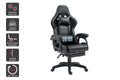 Ergolux Meta Massage Gaming Chair with Footrest - Black