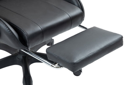 Ergolux Meta Massage Gaming Chair with Footrest (Black)