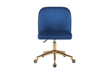 Ergolux Monty Velvet Office Chair (Navy)