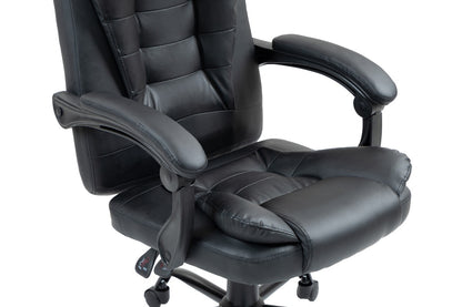 Ergolux Noob Mid Back Padded Massage Office Chair (Black)