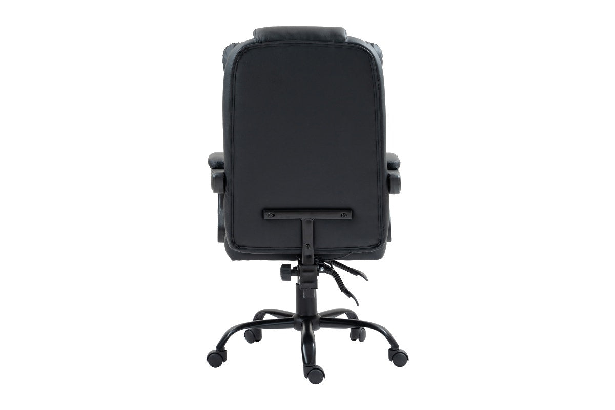 Ergolux Noob Mid Back Padded Massage Office Chair (Black)