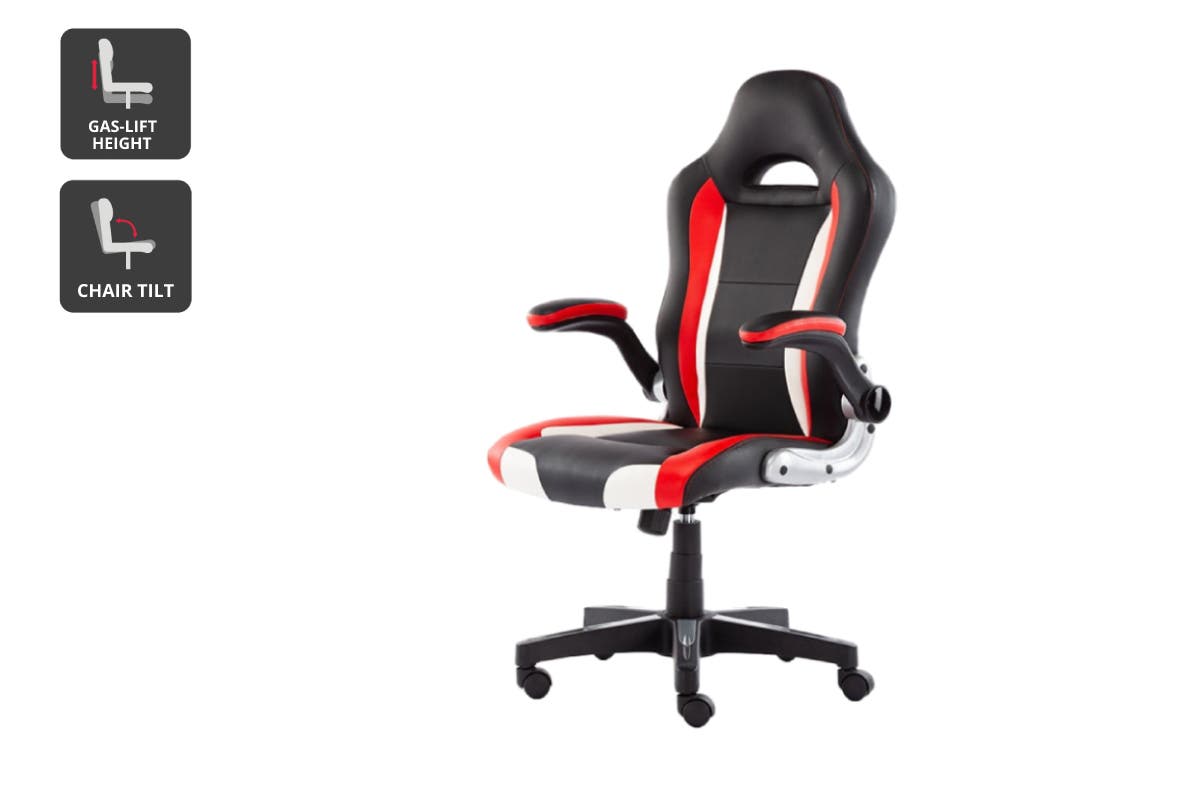 Ergolux Phoenix Gaming Chair (Black/Red)