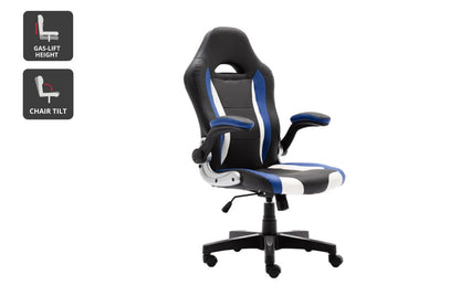 Ergolux Phoenix Gaming Chair (Black/Blue)