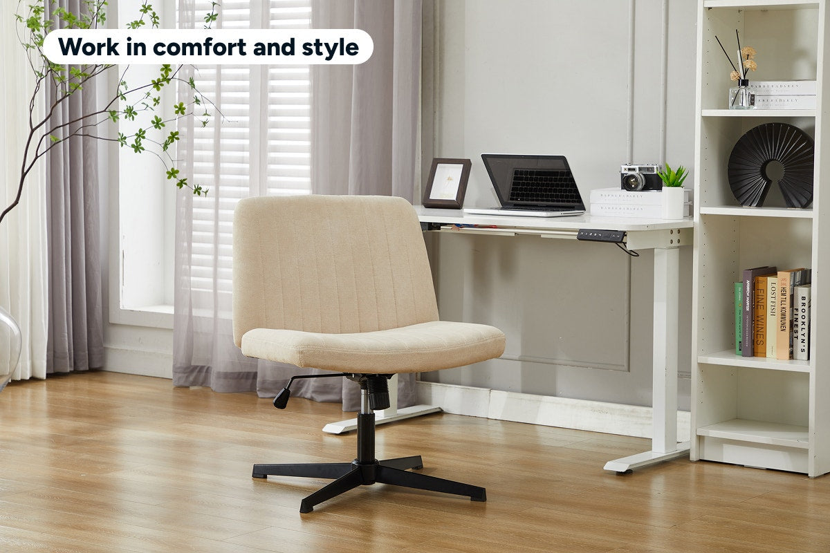 Ergolux Penny Sherpa Office Chair (Beige)