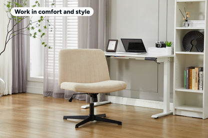 Ergolux Penny Sherpa Office Chair (Beige)