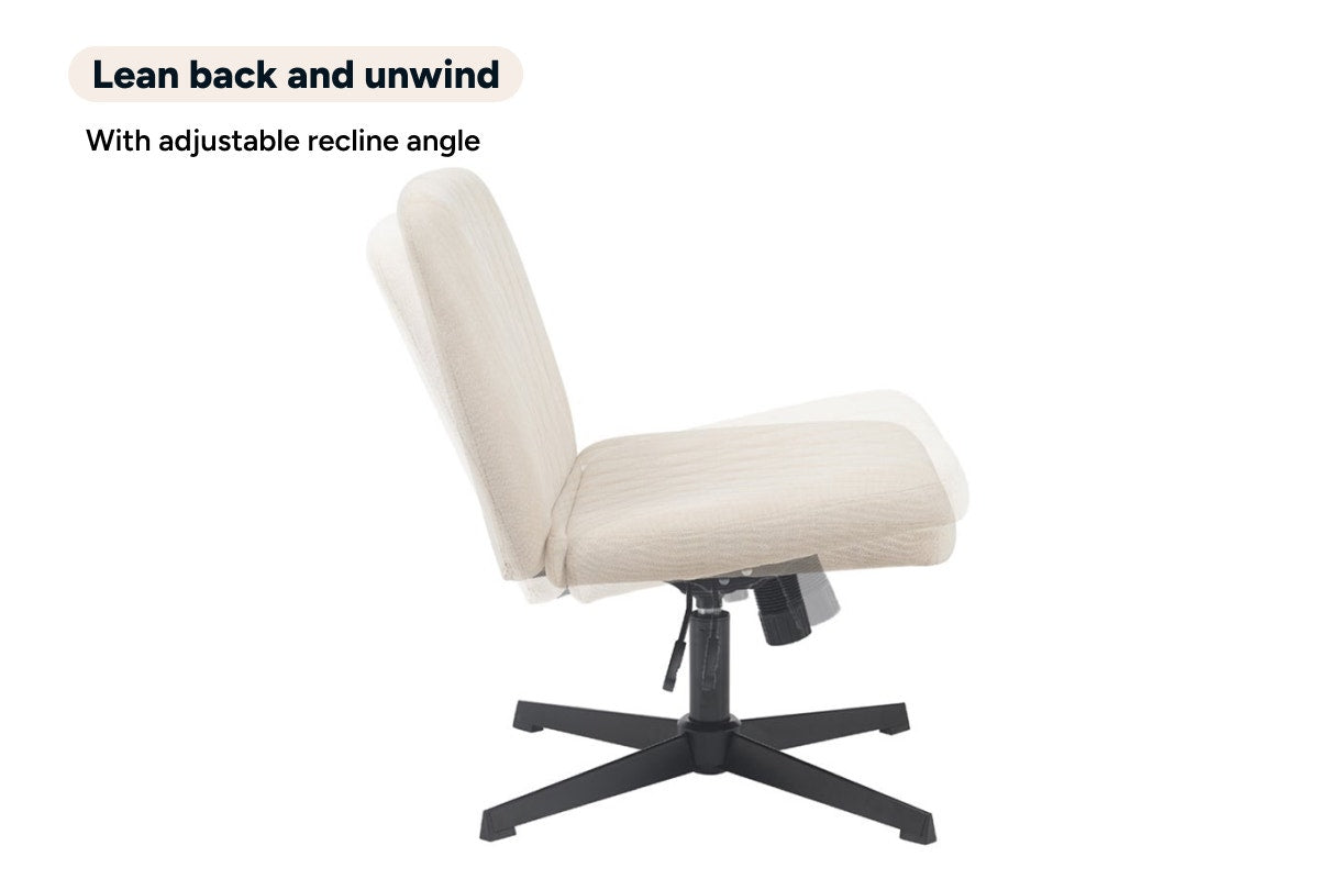 Ergolux Penny Sherpa Office Chair (Beige)
