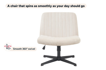 Ergolux Penny Sherpa Office Chair (Beige)