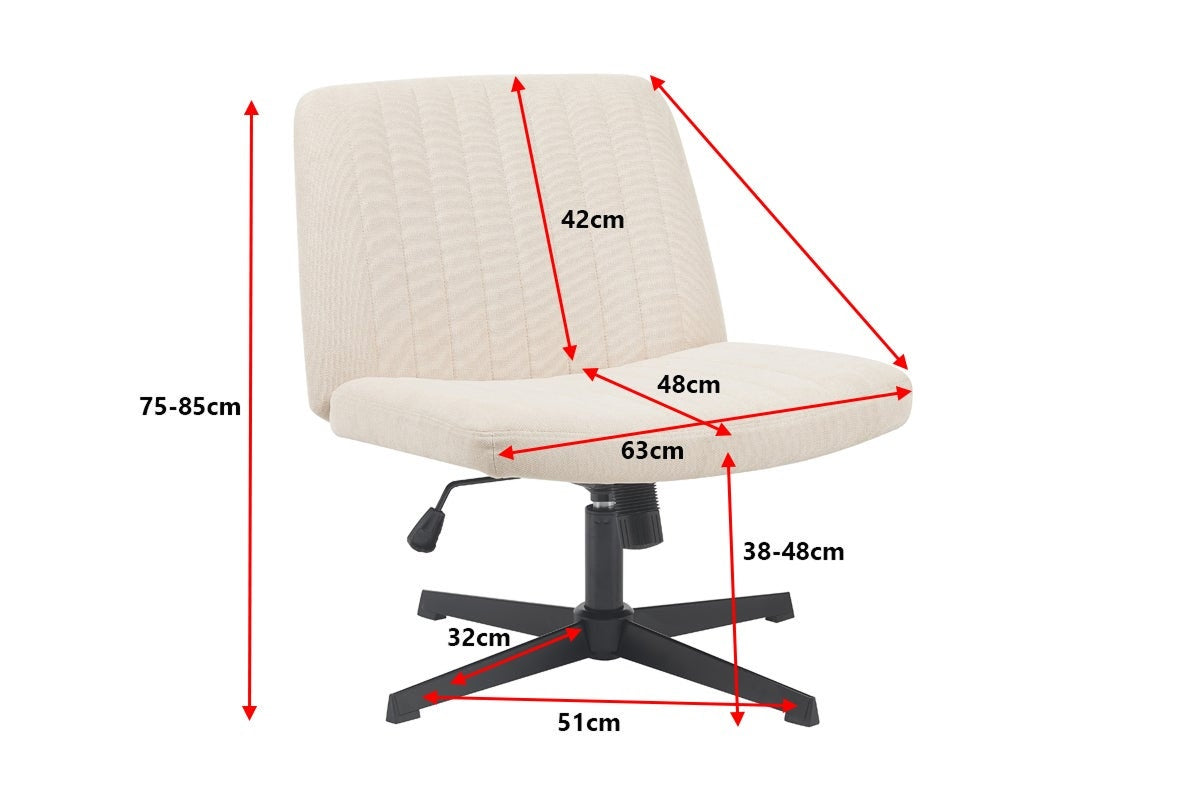 Ergolux Penny Sherpa Office Chair (Beige)