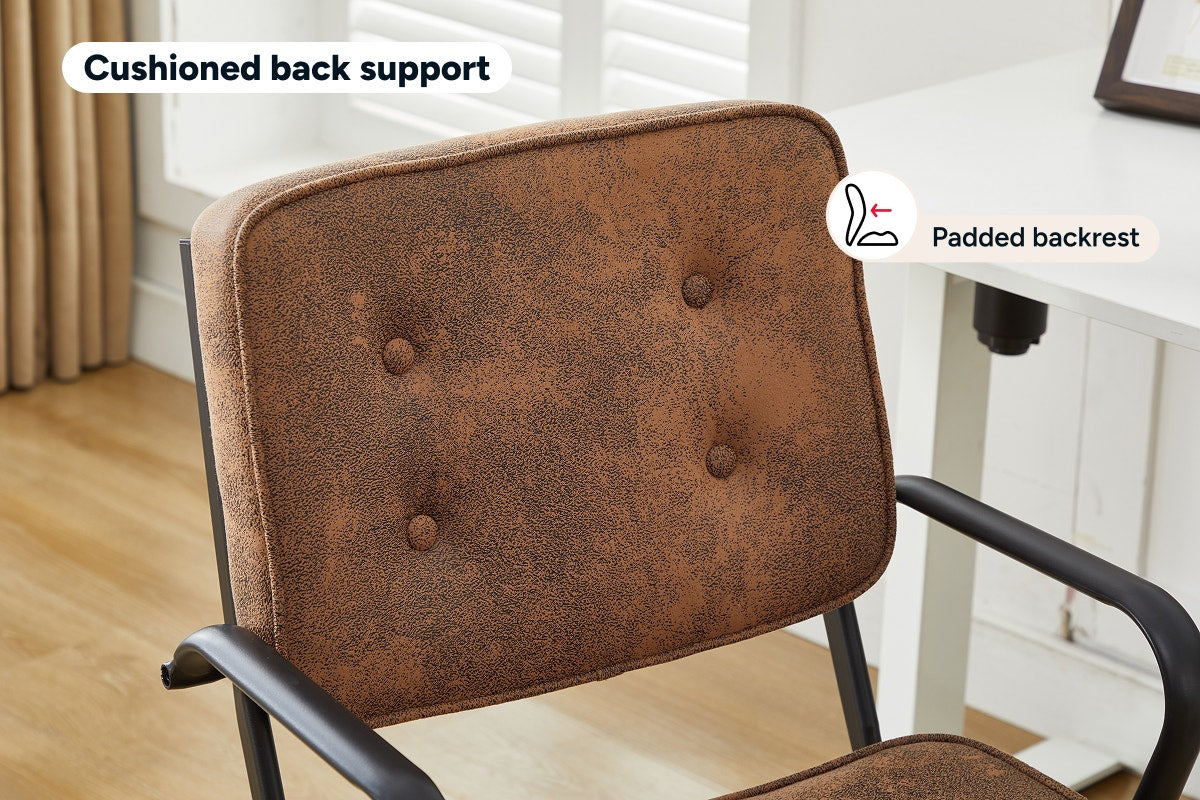 Ergolux Retro Office Chair (Tan)