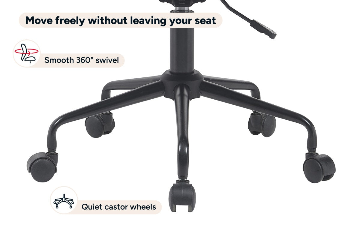 Ergolux Retro Office Chair (Tan)