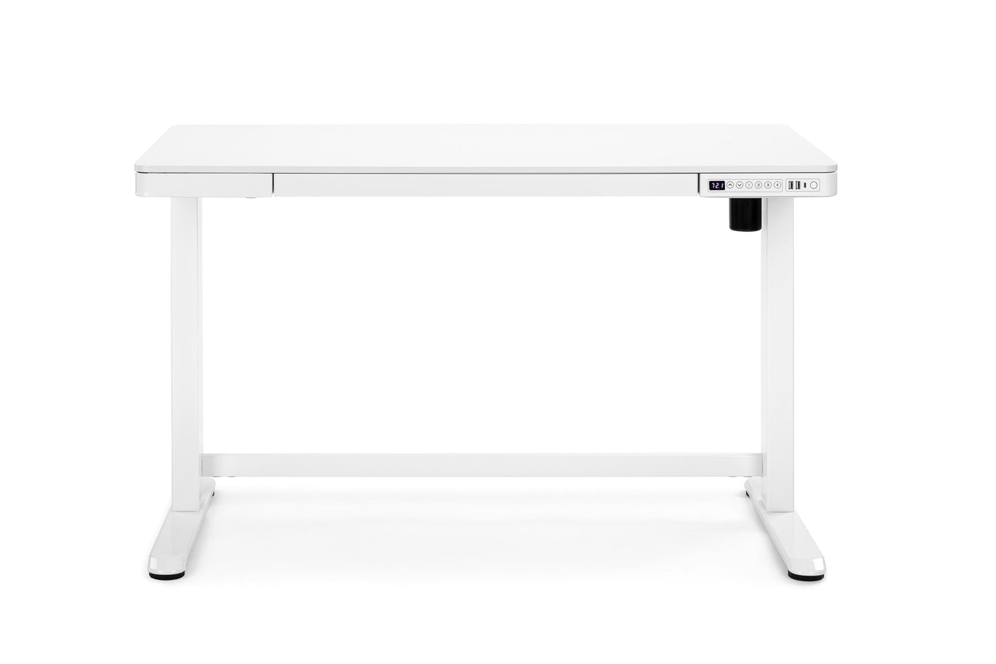 Ergolux Sorrento Electric Standing Desk Wood White