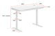 Ergolux Sorrento Electric Standing Desk with Wireless Charging 120 x 60cm (White/White)
