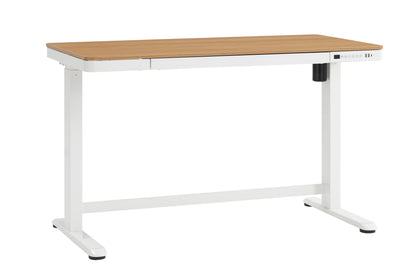 Ergolux Sorrento Electric Standing Desk (White/Natural/Wood)