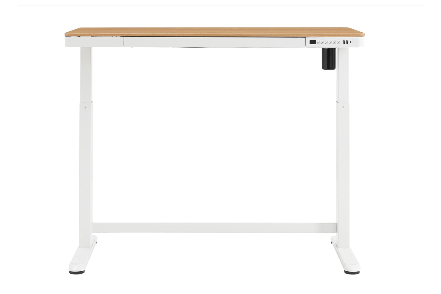 Ergolux Sorrento Electric Standing Desk (White/Natural/Wood)