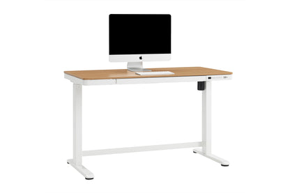 Ergolux Sorrento Electric Standing Desk (White/Natural/Wood)