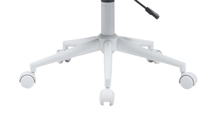 Ovela Teddy Boucle Office Chair (Cream/White)