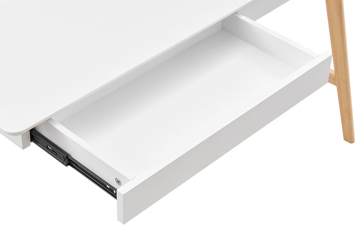 Ergolux Office Writing Desk 120 x 70cm (Oak/White)