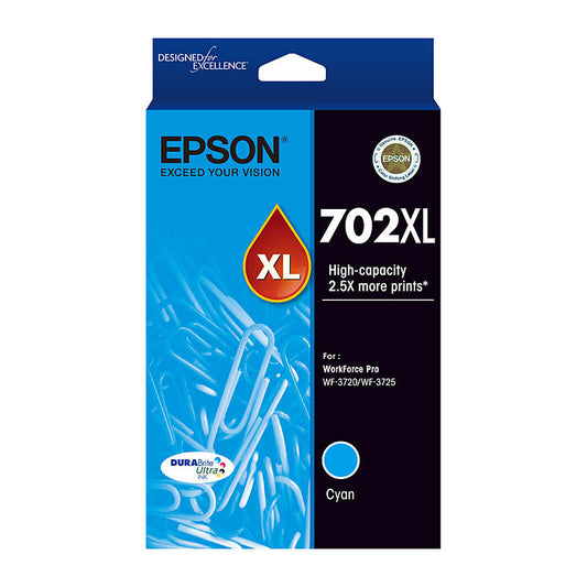 EPSON 702XL Cyan Ink Cartridge | Auzzi Store