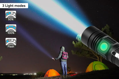 Rechargeable LED 1800mAh Flashlight