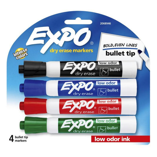 EXPO White Board Marker Blt Assorted Pack of 4 Box of 6 | Auzzi Store