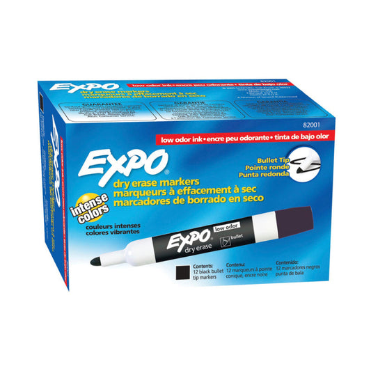 EXPO White Board  Marker Blt Black Box of 12 | Auzzi Store