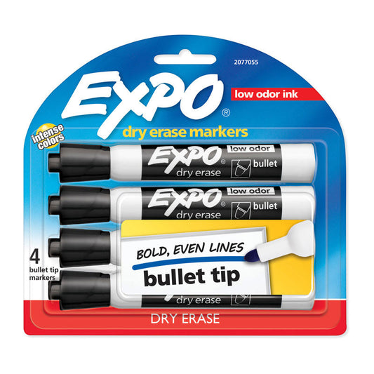 EXPO White Board Marker Blt Black Pack of 4 in Box of 6 | Auzzi Store